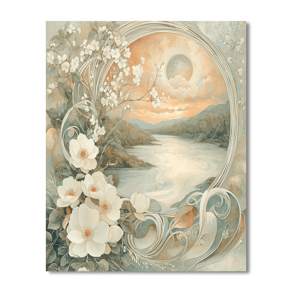 Alphonse Mucha Inspired Dance Of The Elements  Paint By Numbers