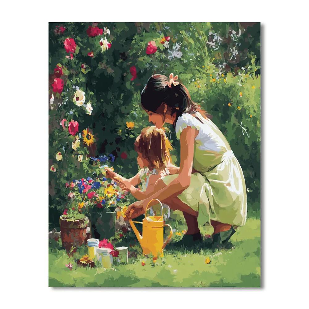 Mommy And Me Gardening Paint By Numbers Kits