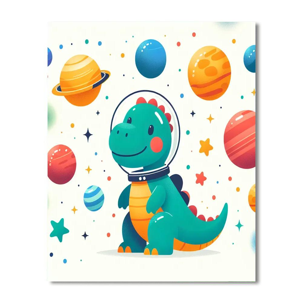 Cosmic Dino Journey Paint By Numbers Kits