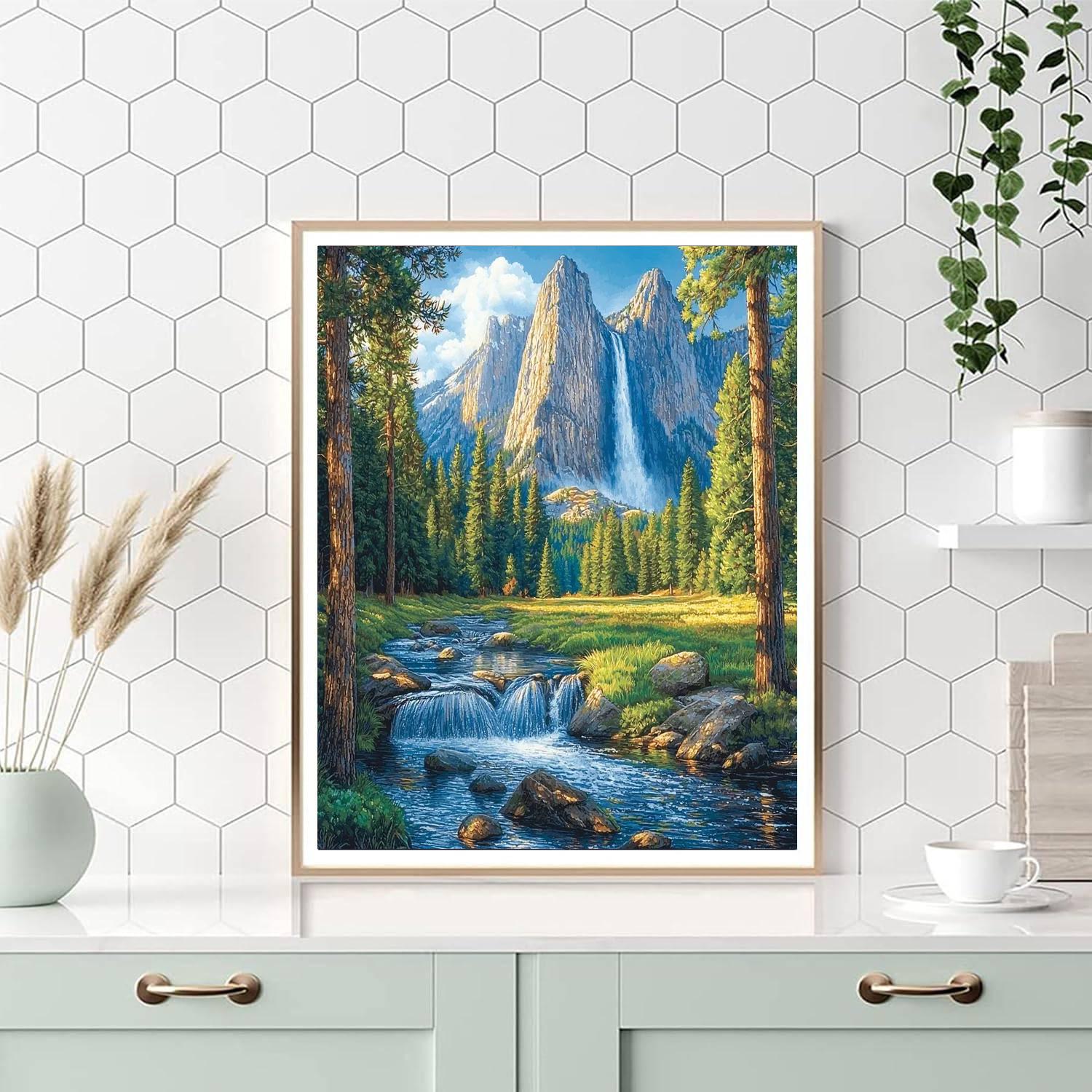 Yosemite Valley - Usa Numbered Painting Kits