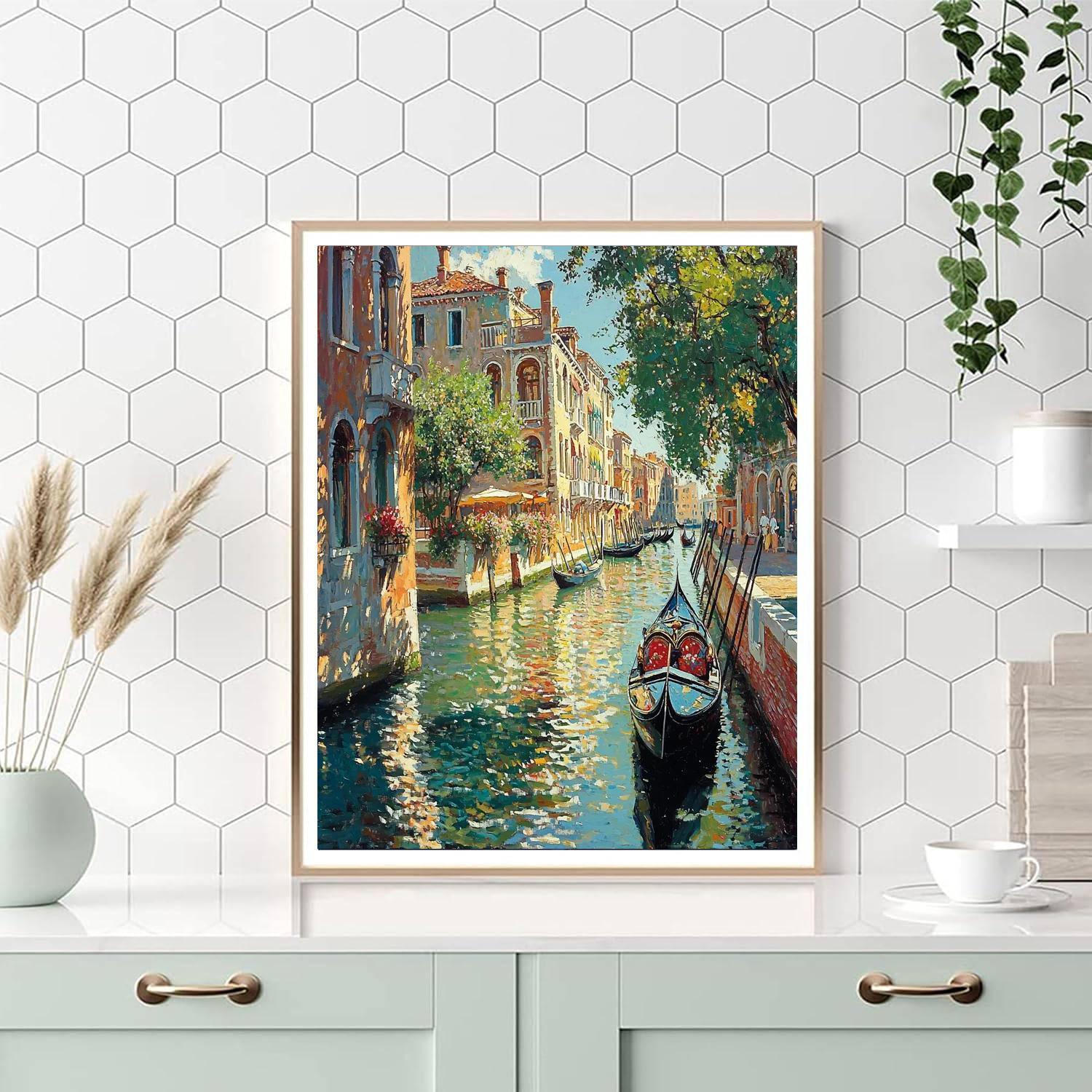Joaquin Sorolla Inspired Venetian Canal Magic  Paint By Numbers