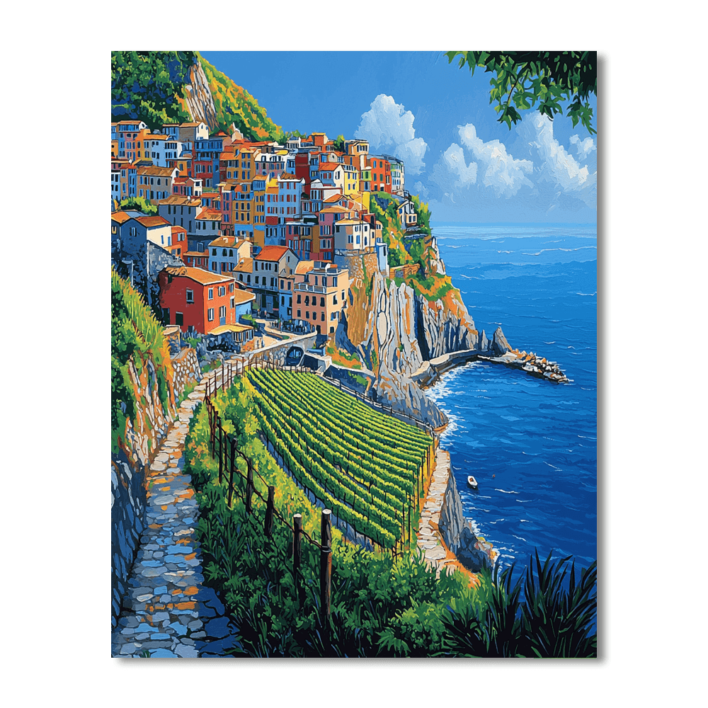 Cinque Terre - Italy DIY Paint By Numbers