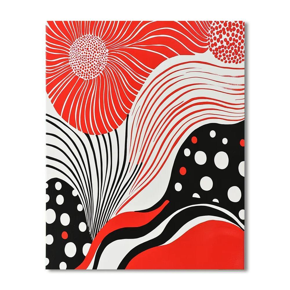 Yayoi Kusama Inspired Rhythm Of The Infinite  Paint By Numbers Kits
