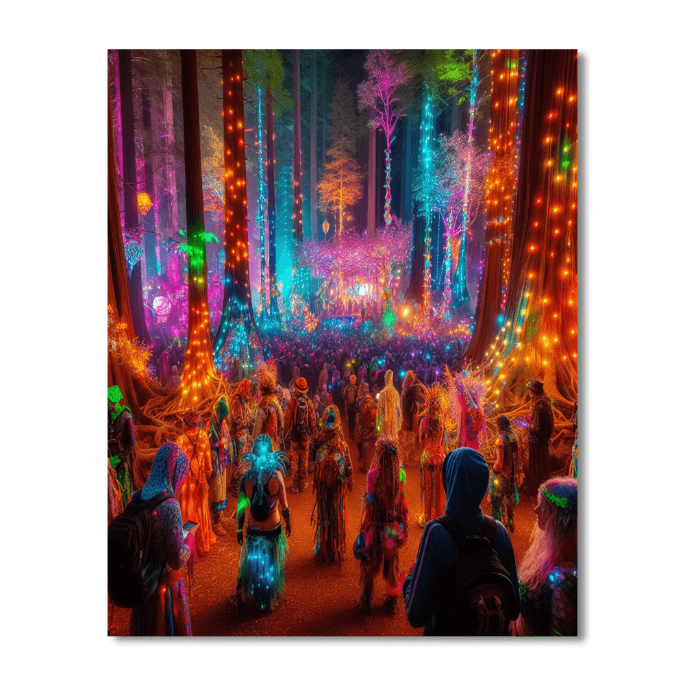 Electric Forest Festival - Rothbury Paint By Numbers Art