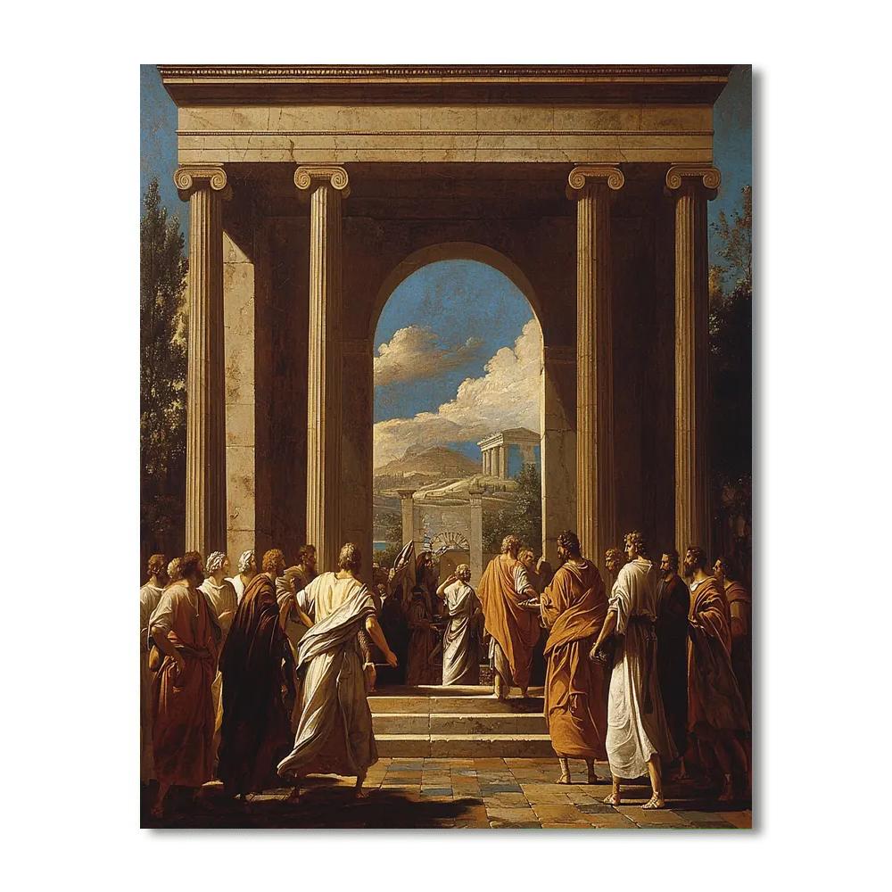 Jacques-Louis David Inspired Timeless Historical Moments  Number Painting