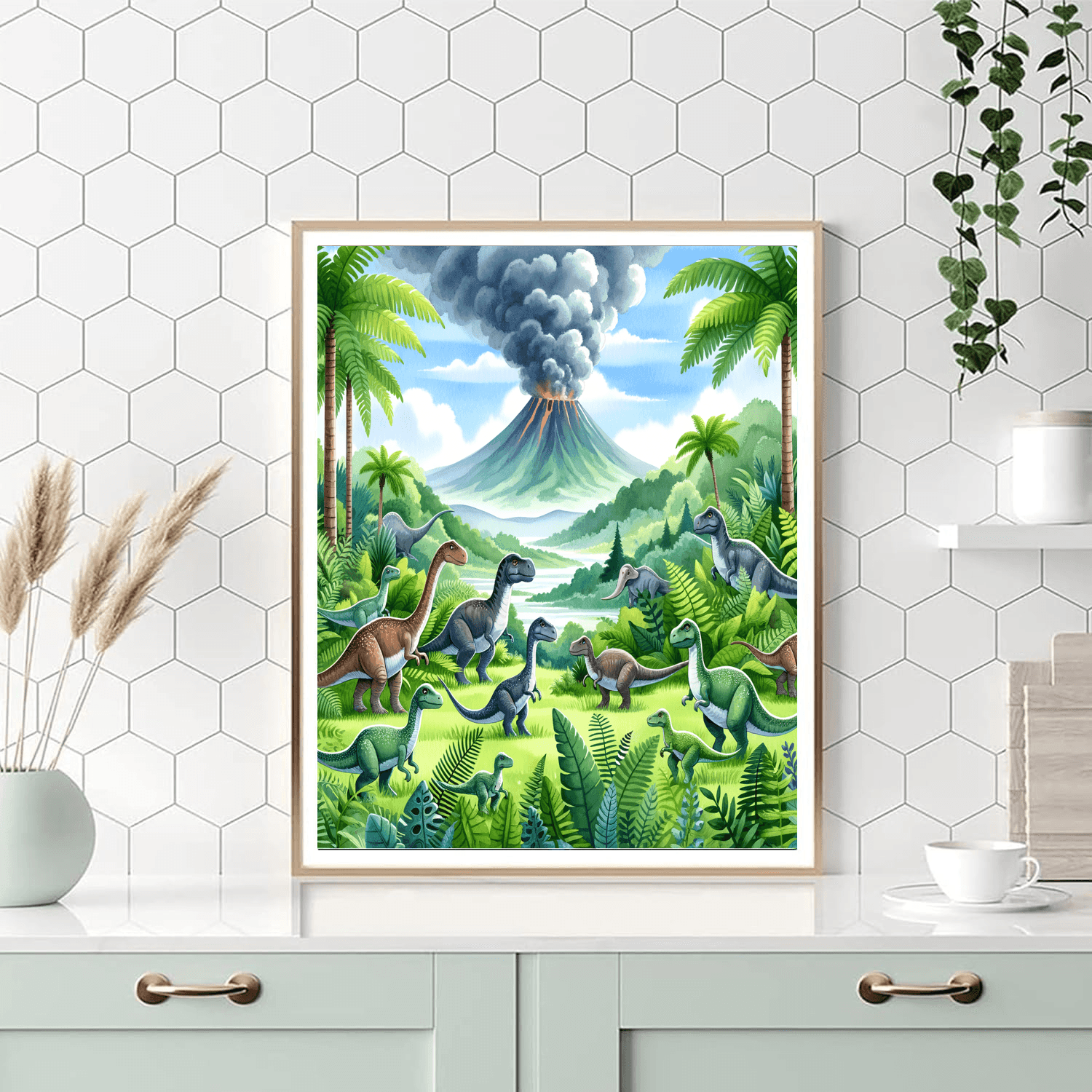 Dinosaur Jungle Safari Paint By Numbers Kits