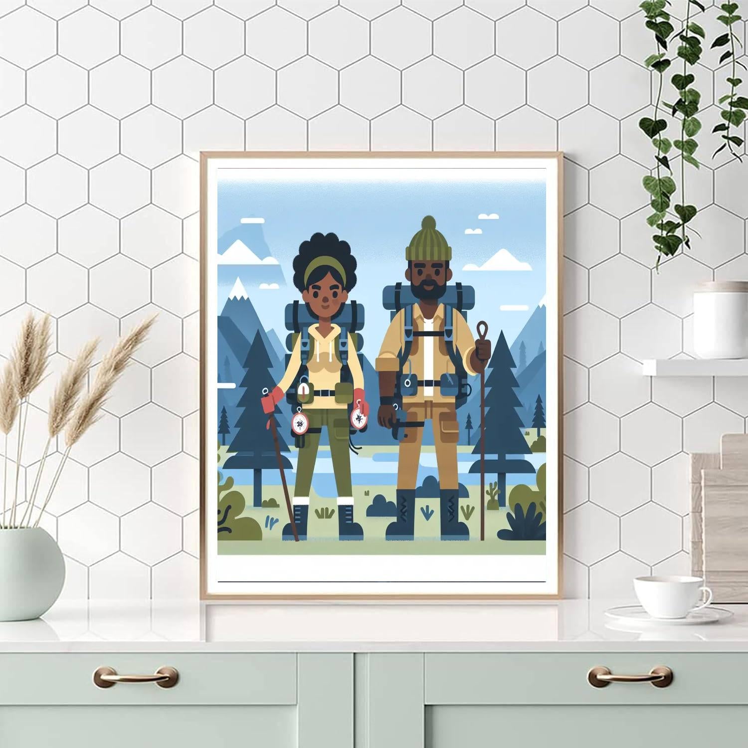 Brave Explorer Quest Numbered Painting Kits