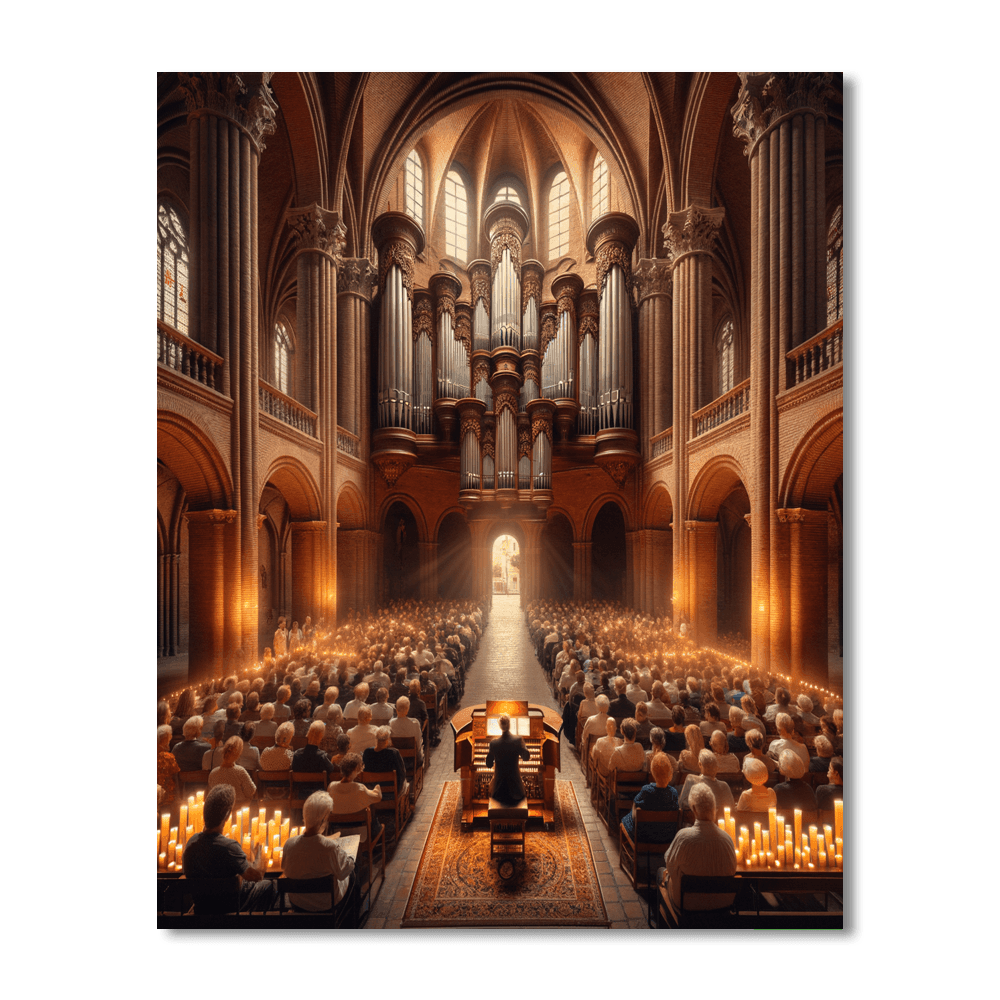 Toulouse Les Orgues - France Painting By Numbers Kit