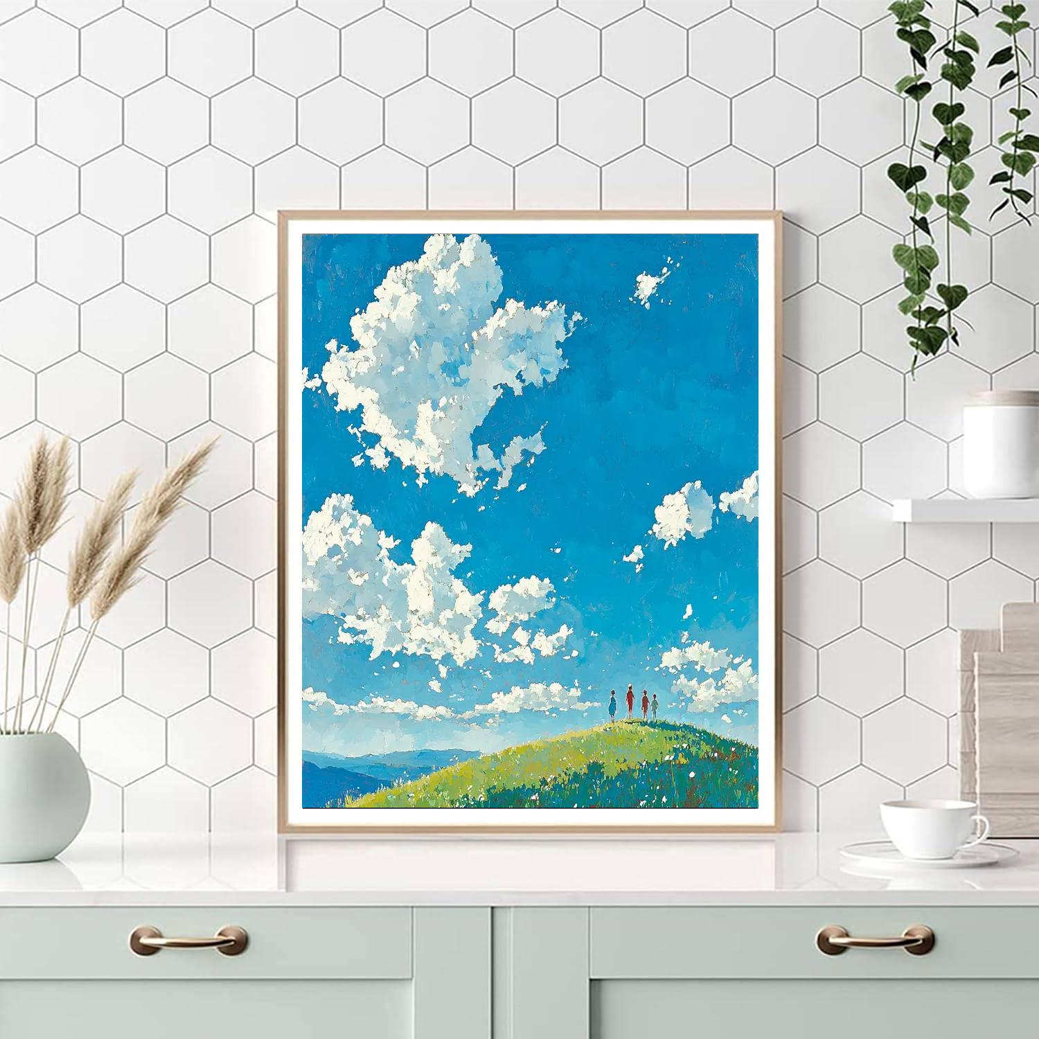 Pondering Clouds Paint By Numbers Kits