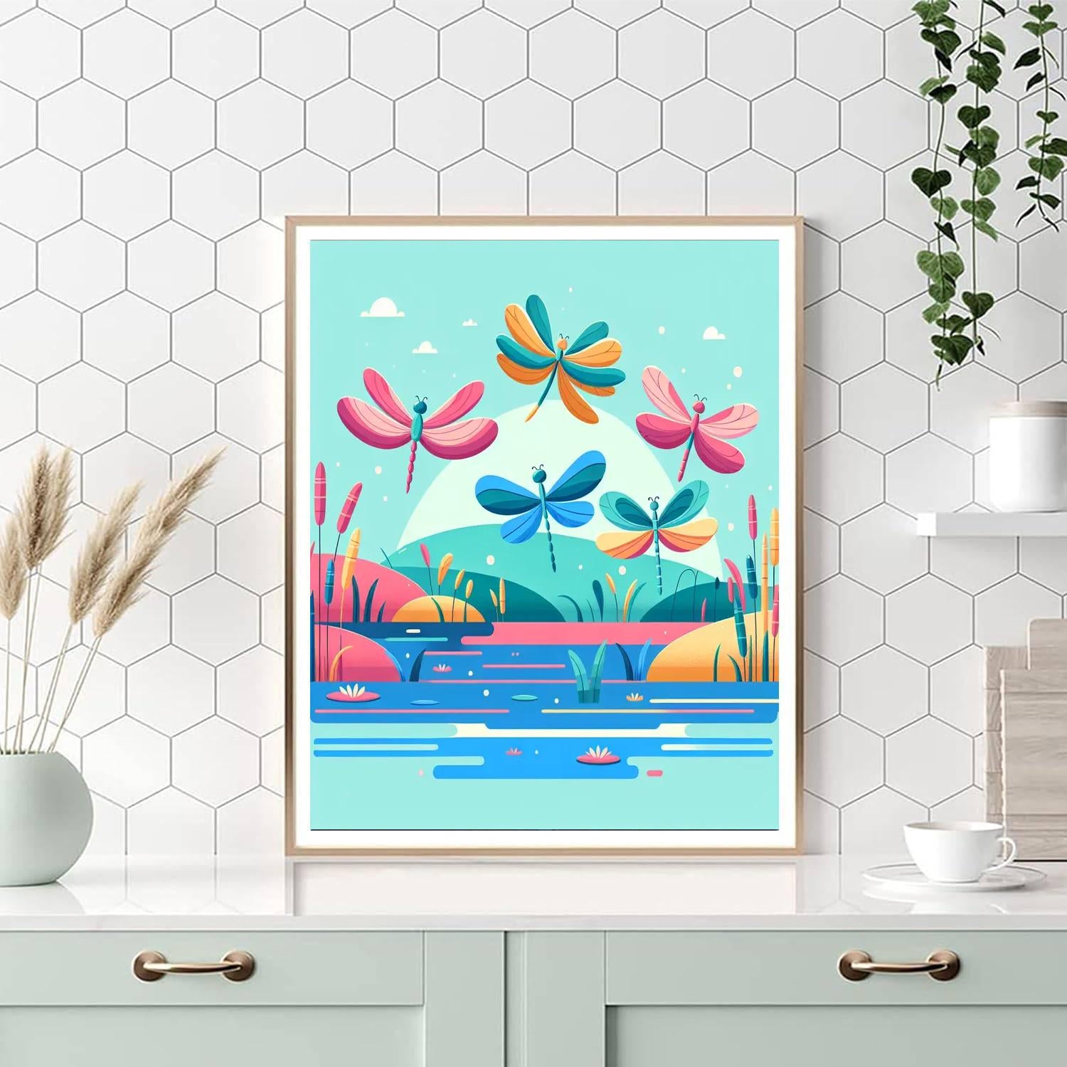 Dragonfly Dream Dance Paint By Numbers