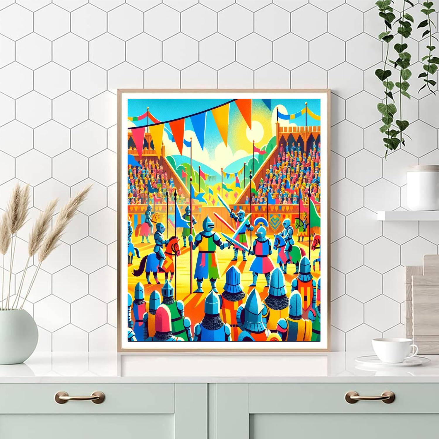 Royal Kingdom's Tournament Painting Number Kit