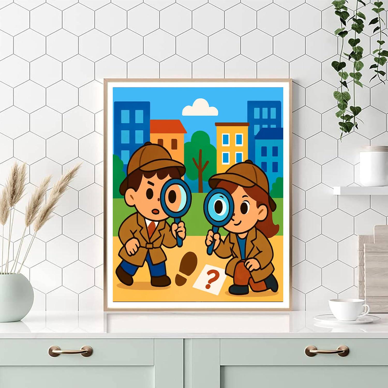 Mystery Explorers Paint By Numbers Art