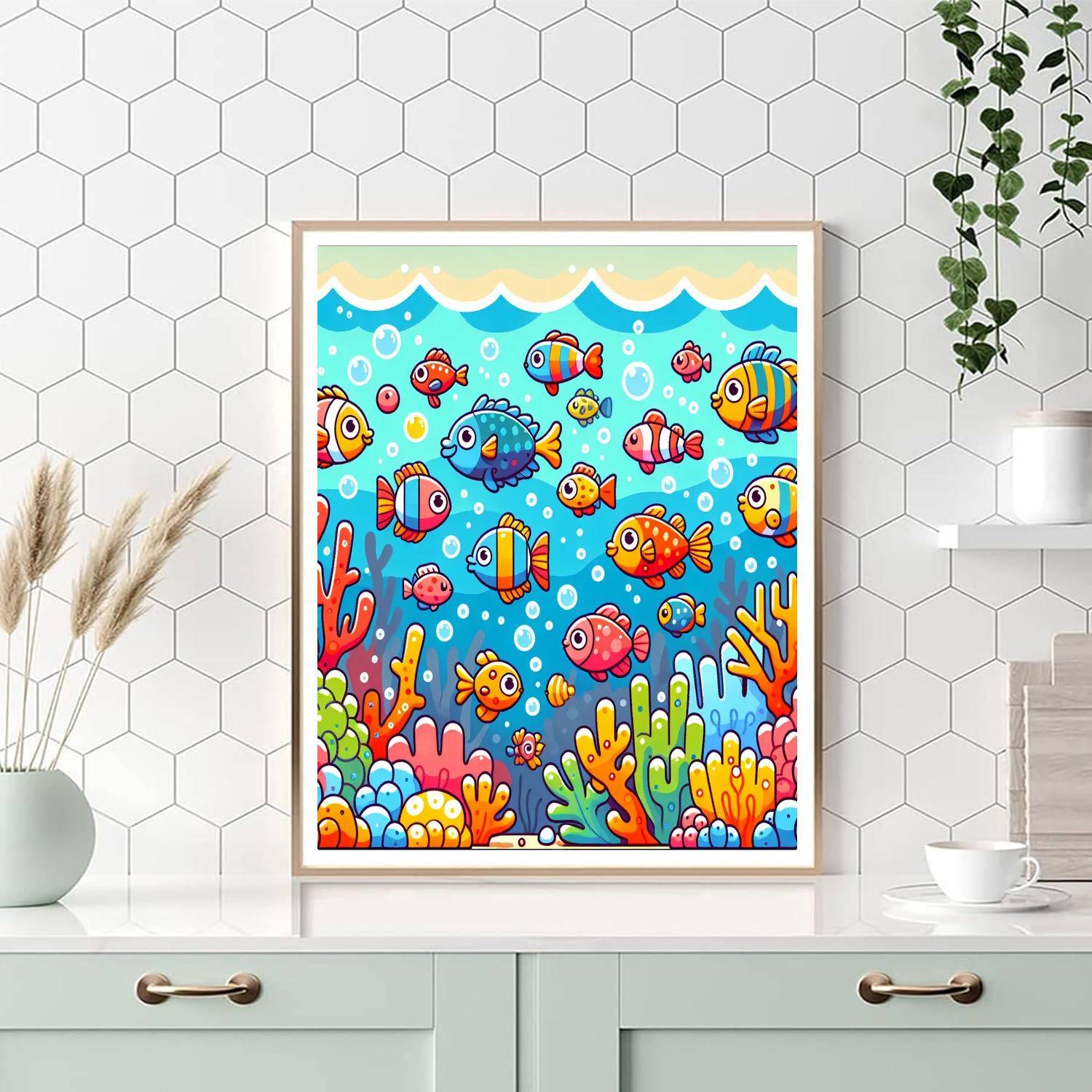 Exploring Underwater World Paint By Number