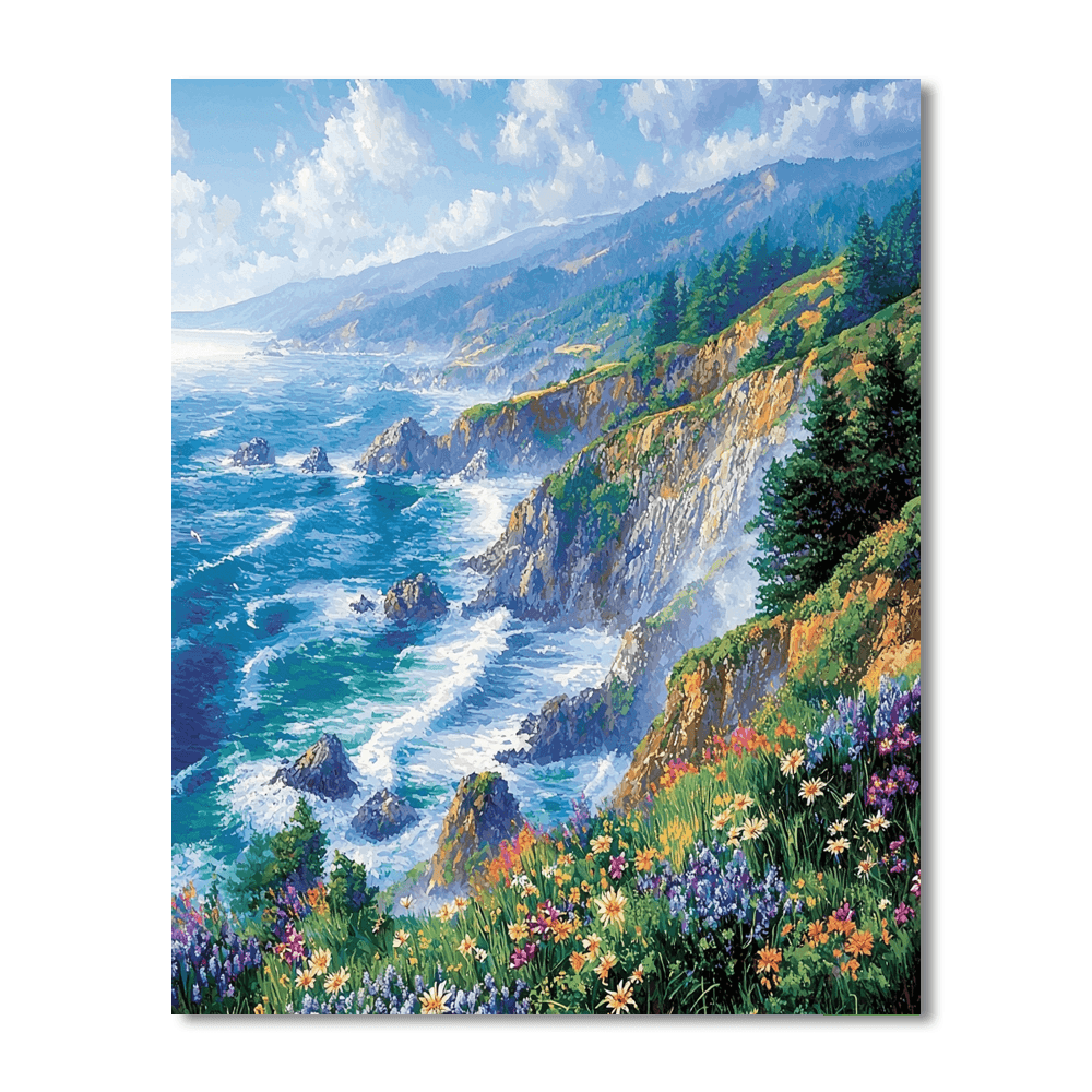 Big Sur Coastline Paint By Numbers Kits