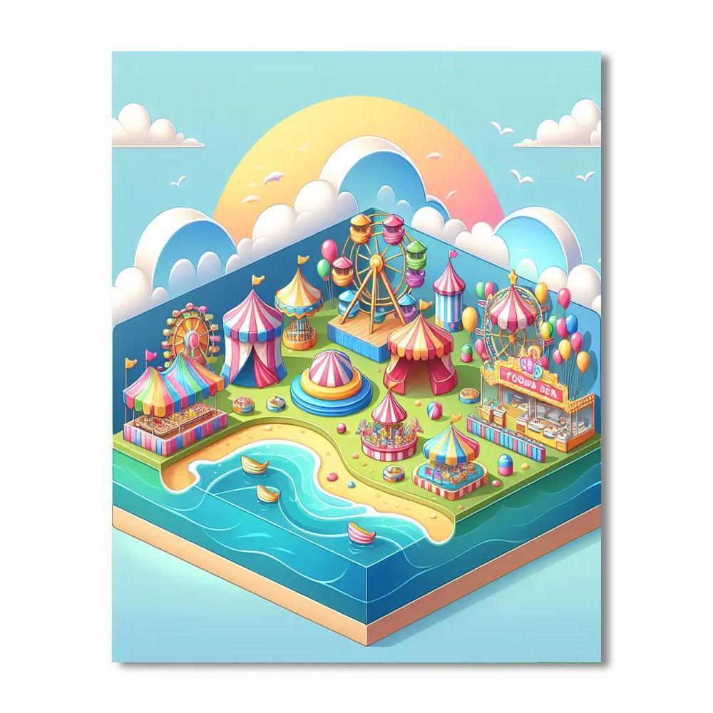 Seaside Carnival Adventure Paint By Color