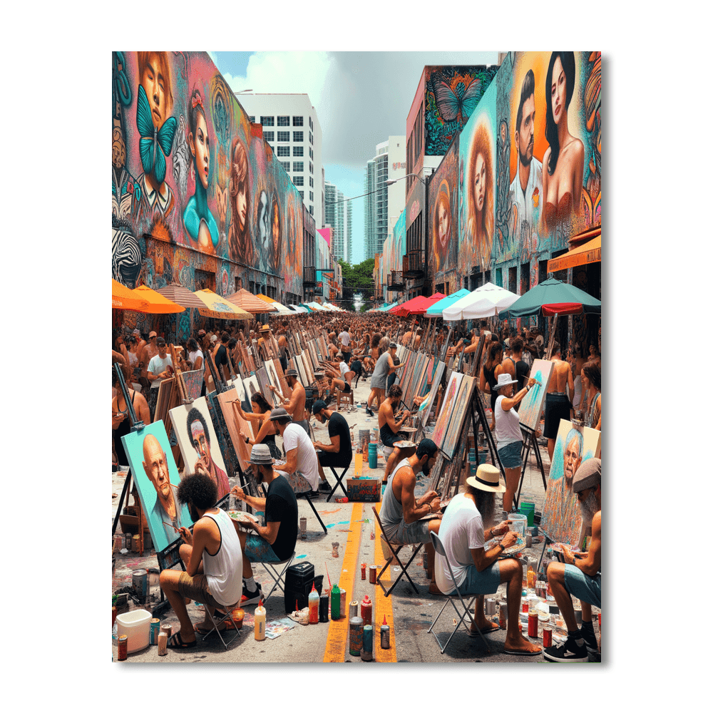 Wynwood Life Festival Painting Number Kit