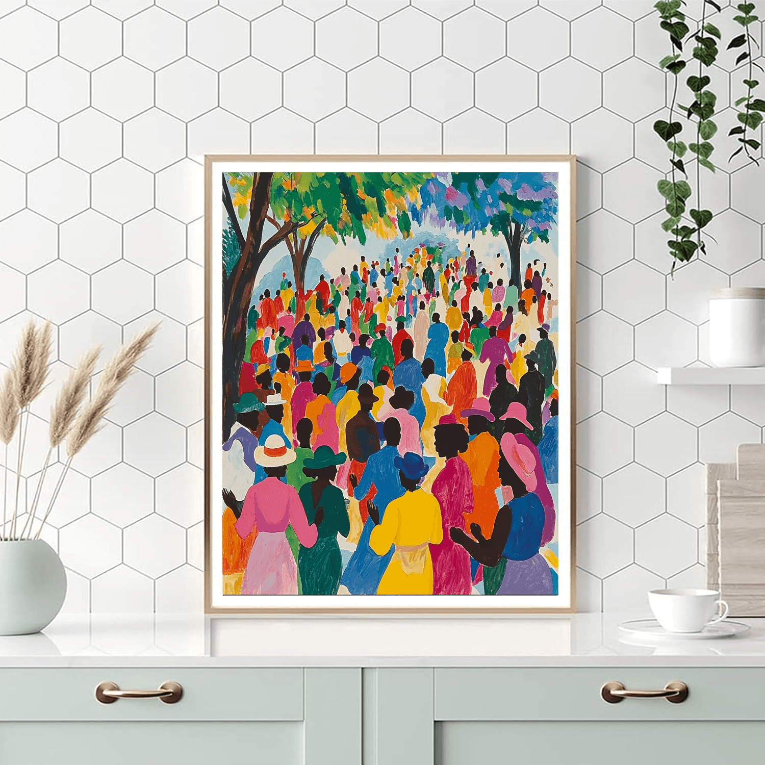 Jacob Lawrence Inspired Celebration Of Diversity  Painting By Numbers Kit
