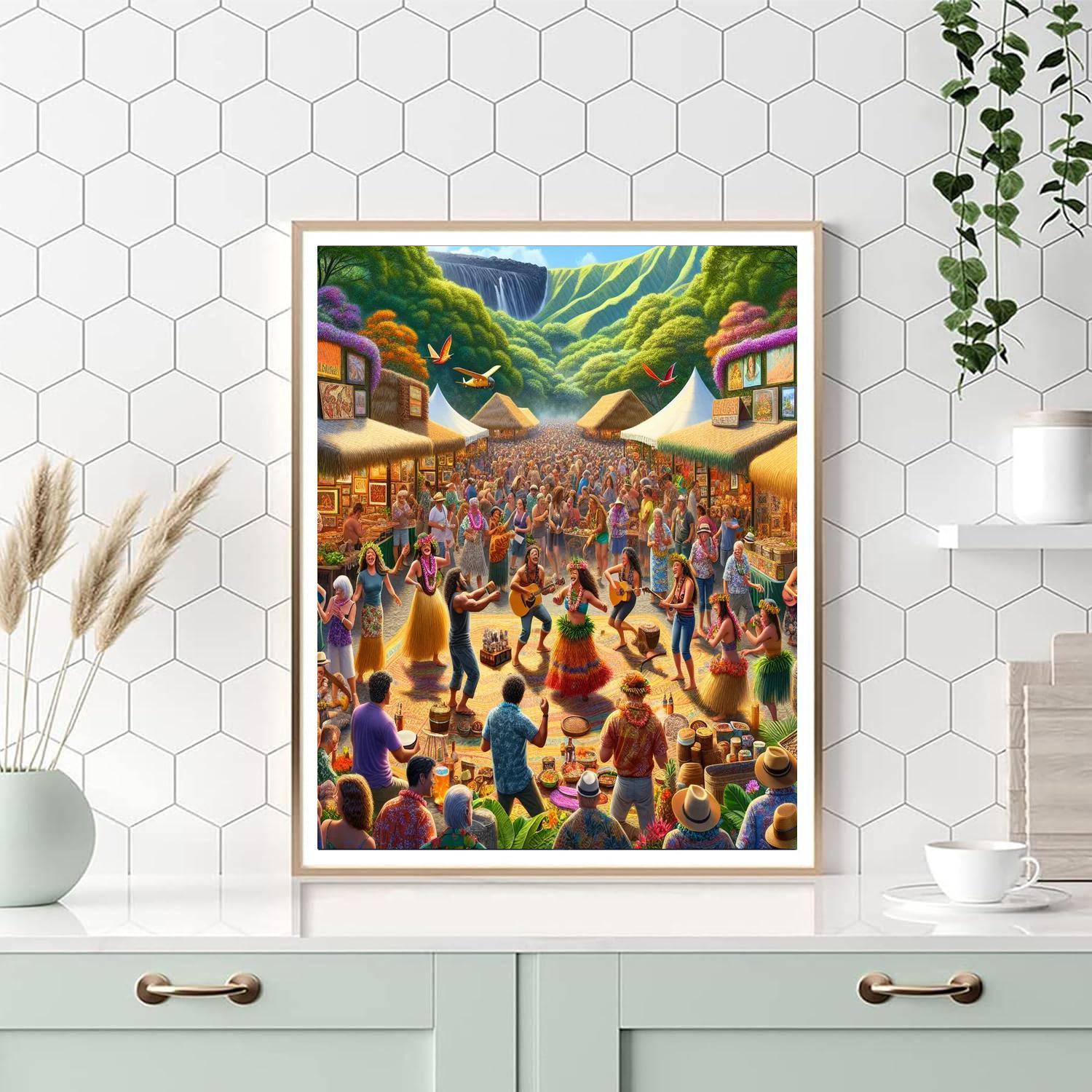 The Pahoa Lava Festival - Usa Paint By Numbers Art