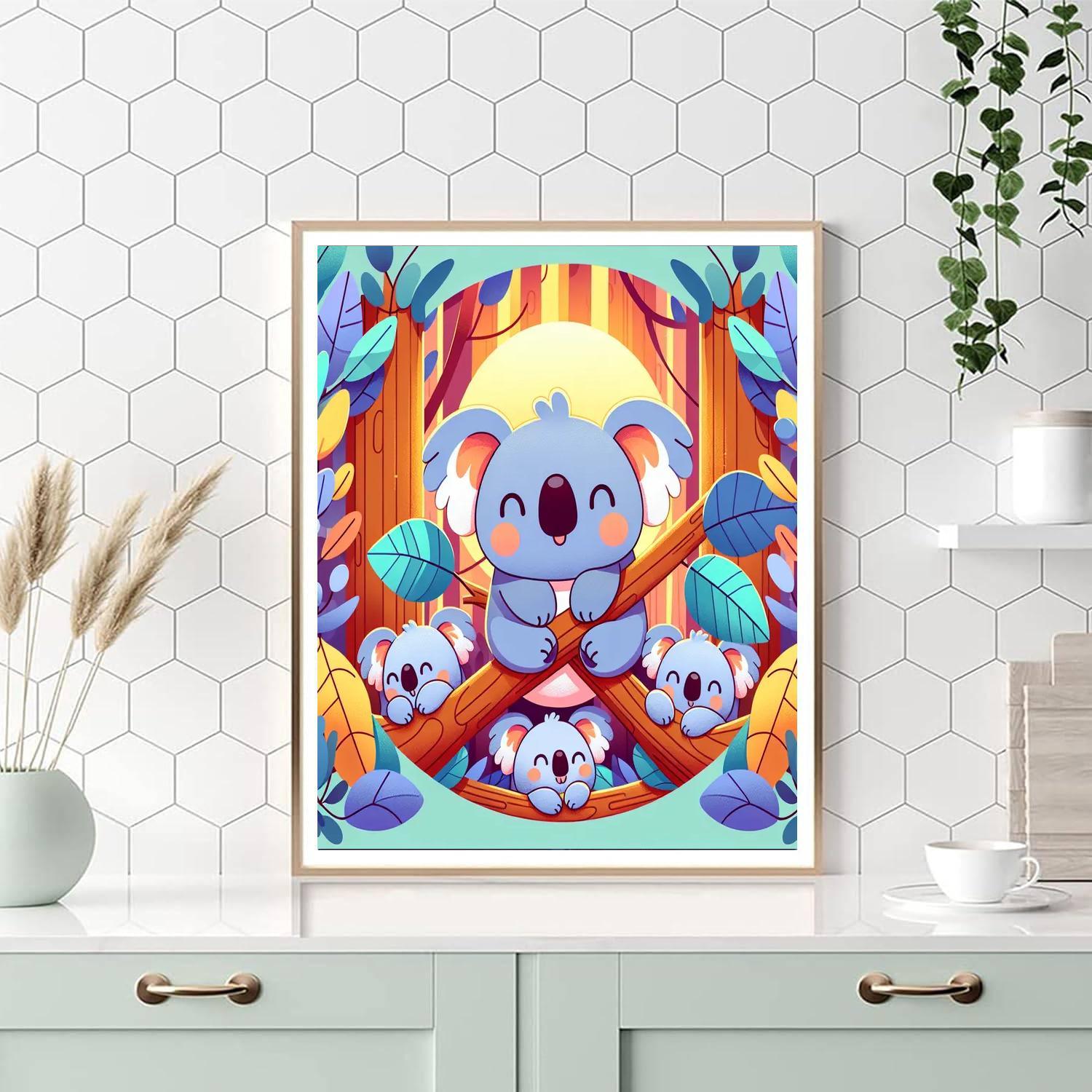 Cuddle With Koalas Paint By Number