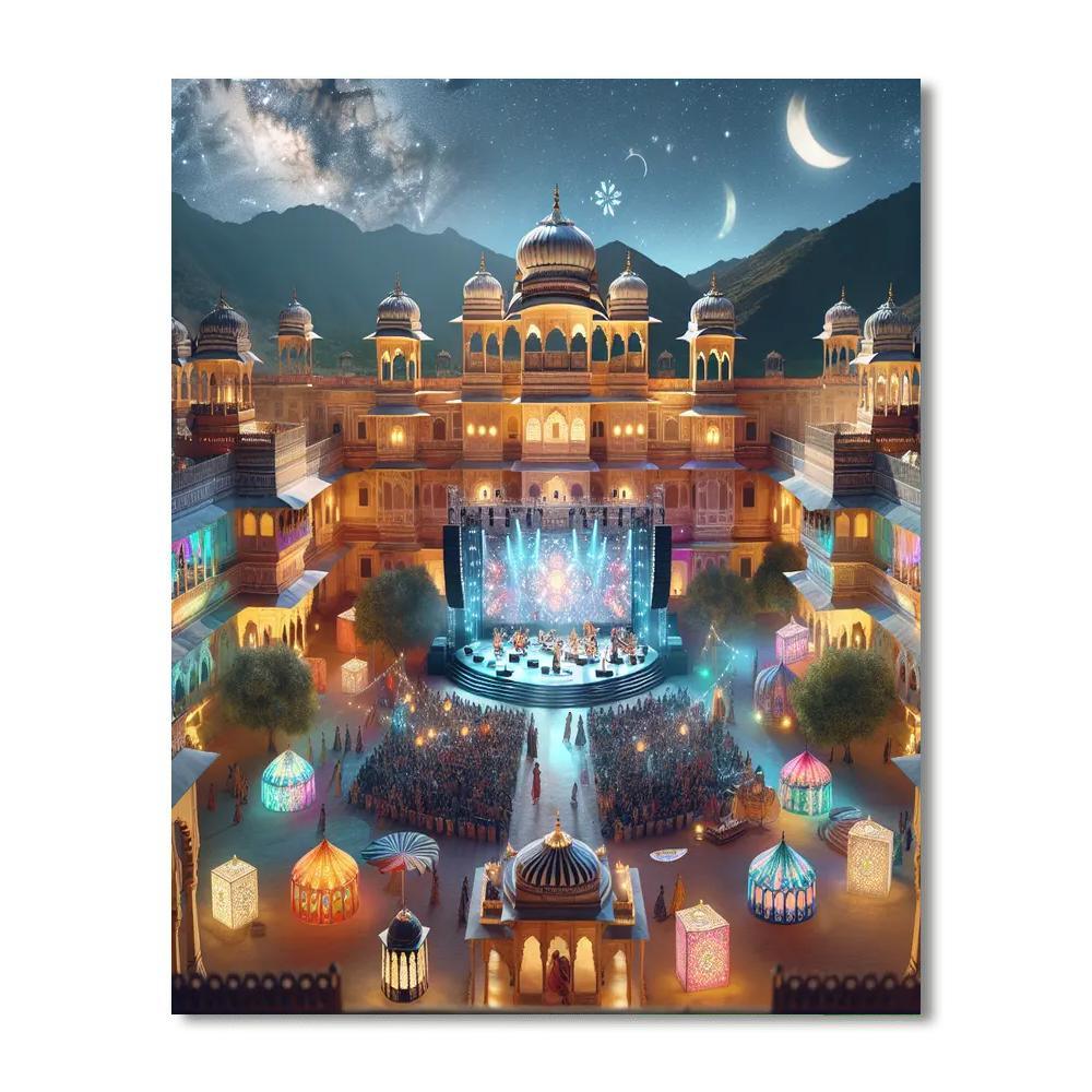 Magnetic Fields Festival - India Painting Number Kit