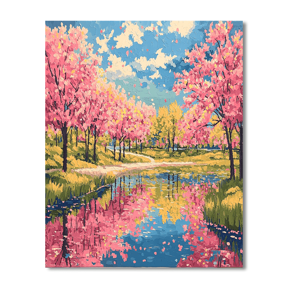 Claude Monet Inspired Colors Of Spring  Paint By Numbers Art