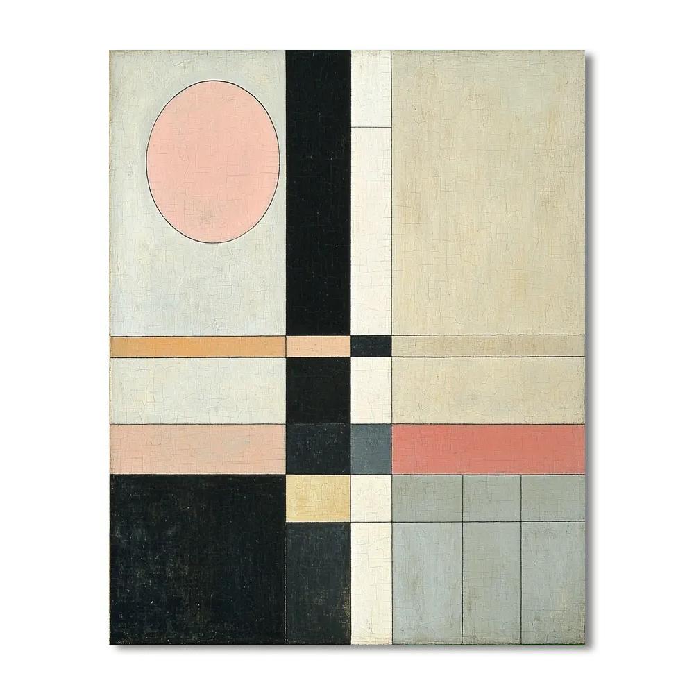 Kazimir Malevich Inspired Silent Conversations  Numbered Painting Kits