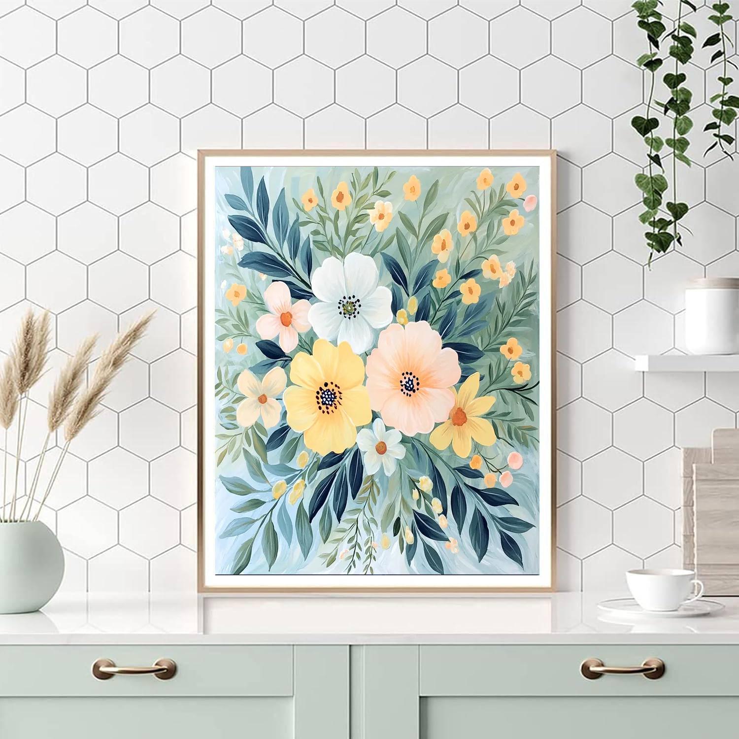 Frida Kahlo Inspired Woven Whispers Of Nature  Painting By Numbers Kit