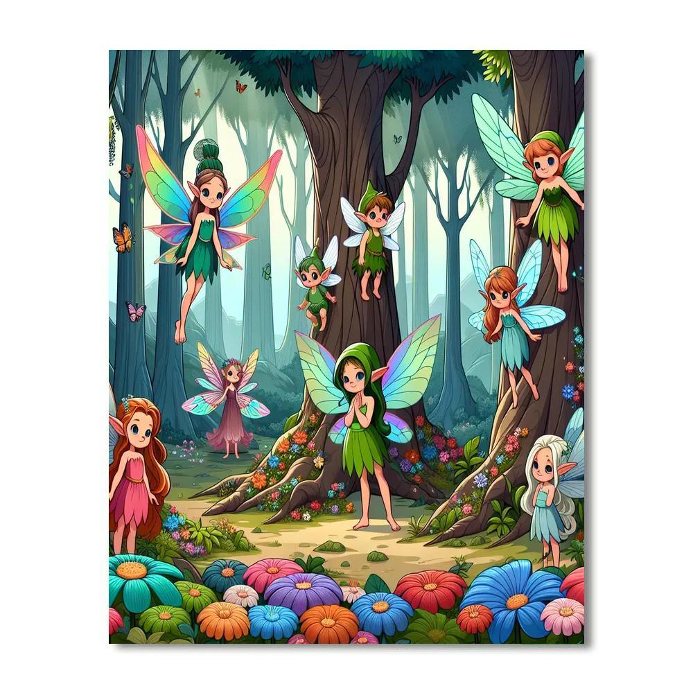 Mystical Fairy Woodland Paint By Number
