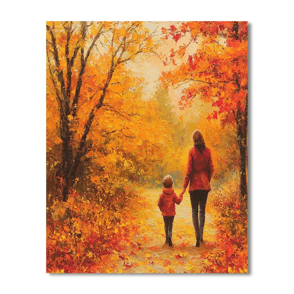 A Walk Through Time Number Painting
