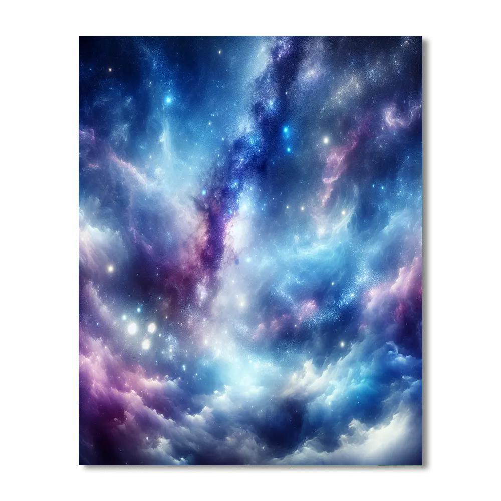 Dreamy Cosmic Nights Paint By Numbers Art