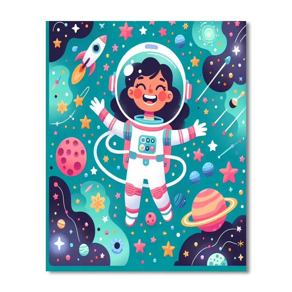 Galactic Exploration Journey Paint By Numbers Kits