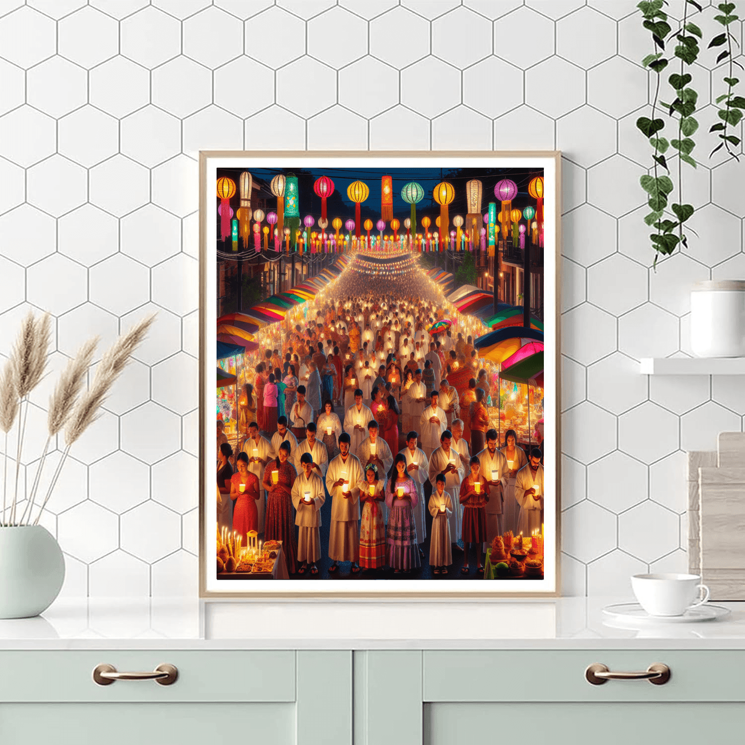 Vesak - Sri Lanka Paint By Numbers Art