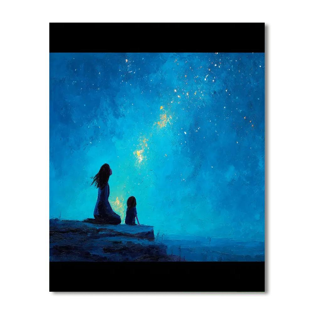 A Mother's Gift Of Knowledge Painting Number Kit