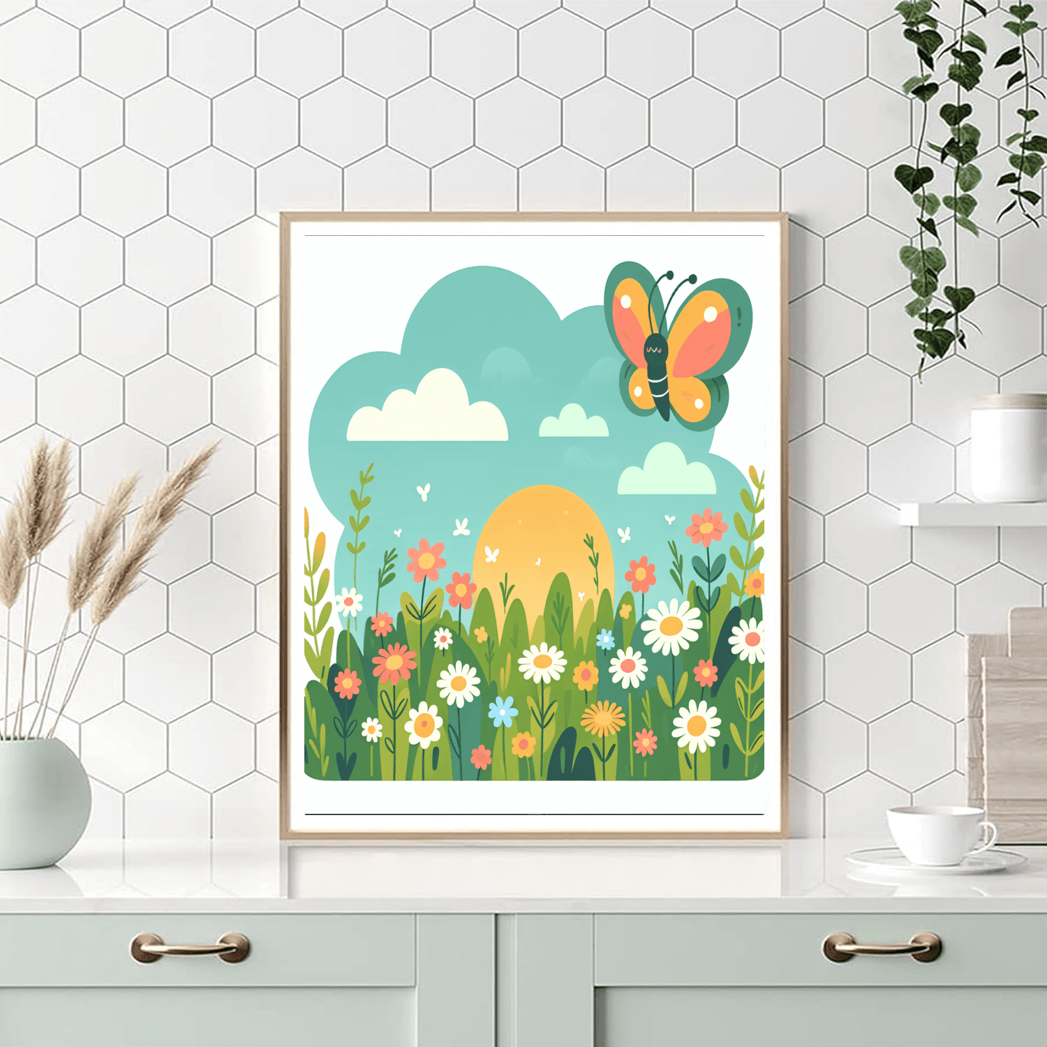 Butterfly's Meadow Adventure Painting By Numbers Kit