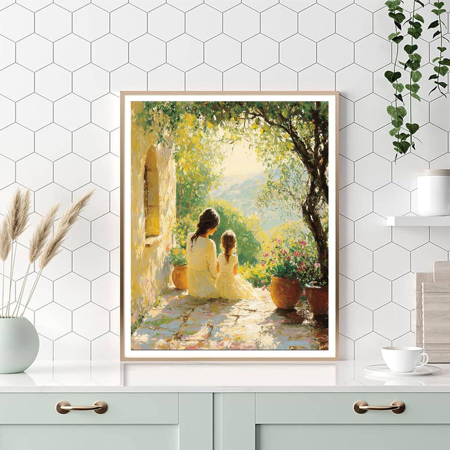 Sunlit Sanctuary Numbered Painting Kits