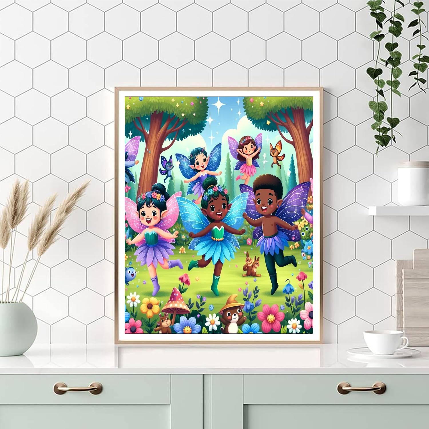 A Magical Day In Fairyland DIY Paint By Numbers