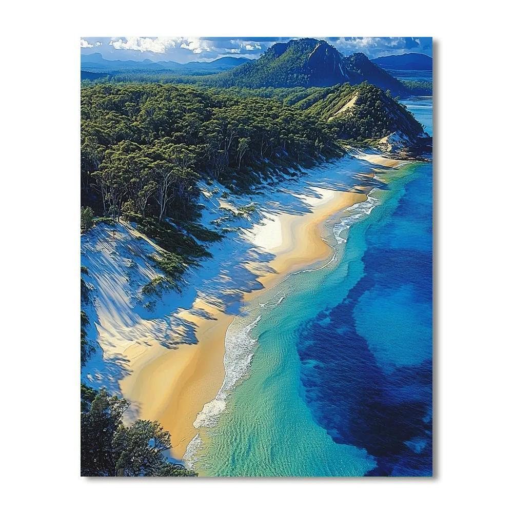 Fraser Island - Queensland Numbered Painting Kits
