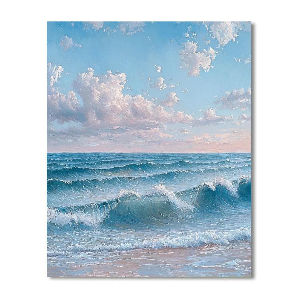 J.M.W. Turner Inspired Seaside Dreams In Oil  Paint By Numbers