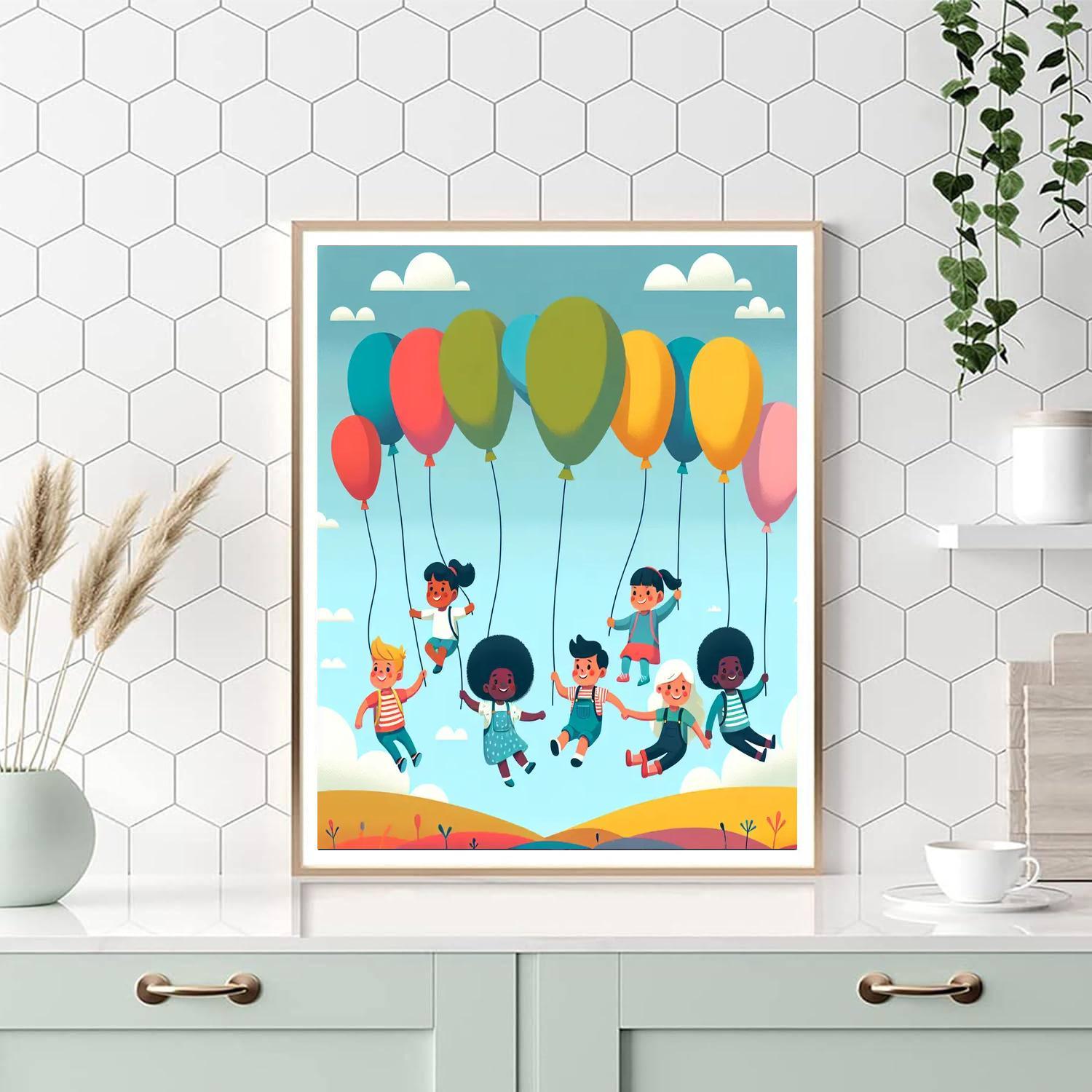 Balloon Adventure Paint By Number