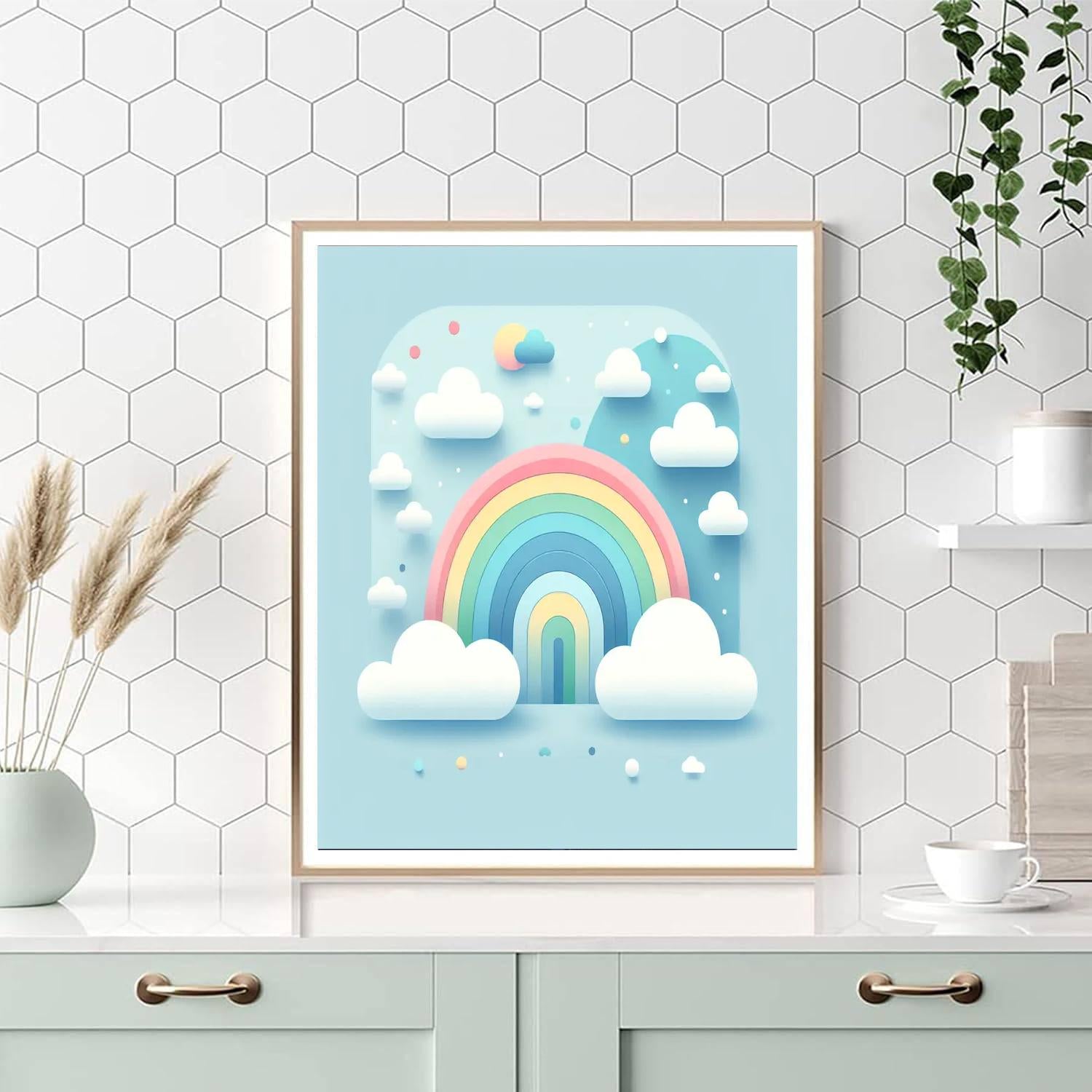 Dreamy Cloud Land Numbered Painting Kits