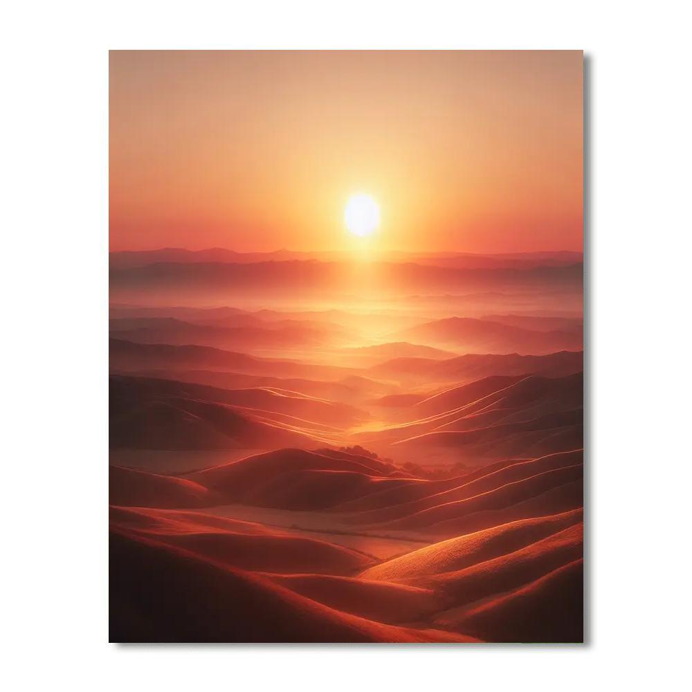 Dawn's Embrace Numbered Painting Kits