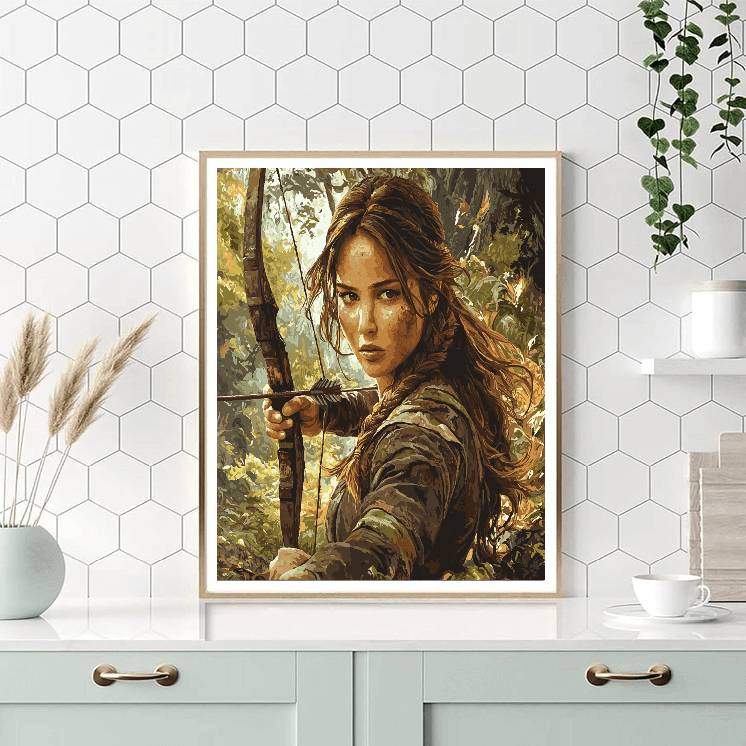 Jennifer Lawrence: The Effervescent Star Of Katniss Paint By Number