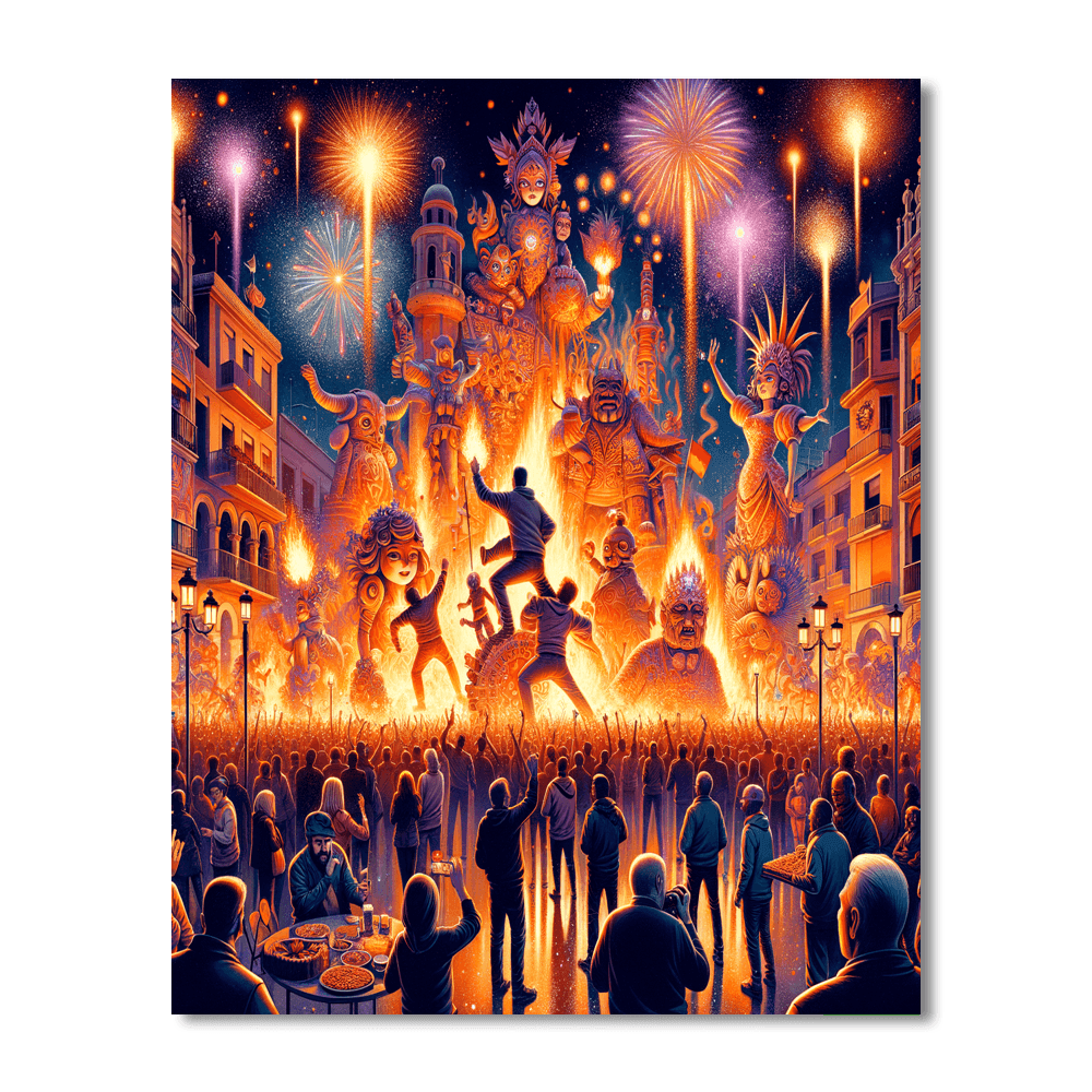 Fallas - Valencia DIY Paint By Numbers