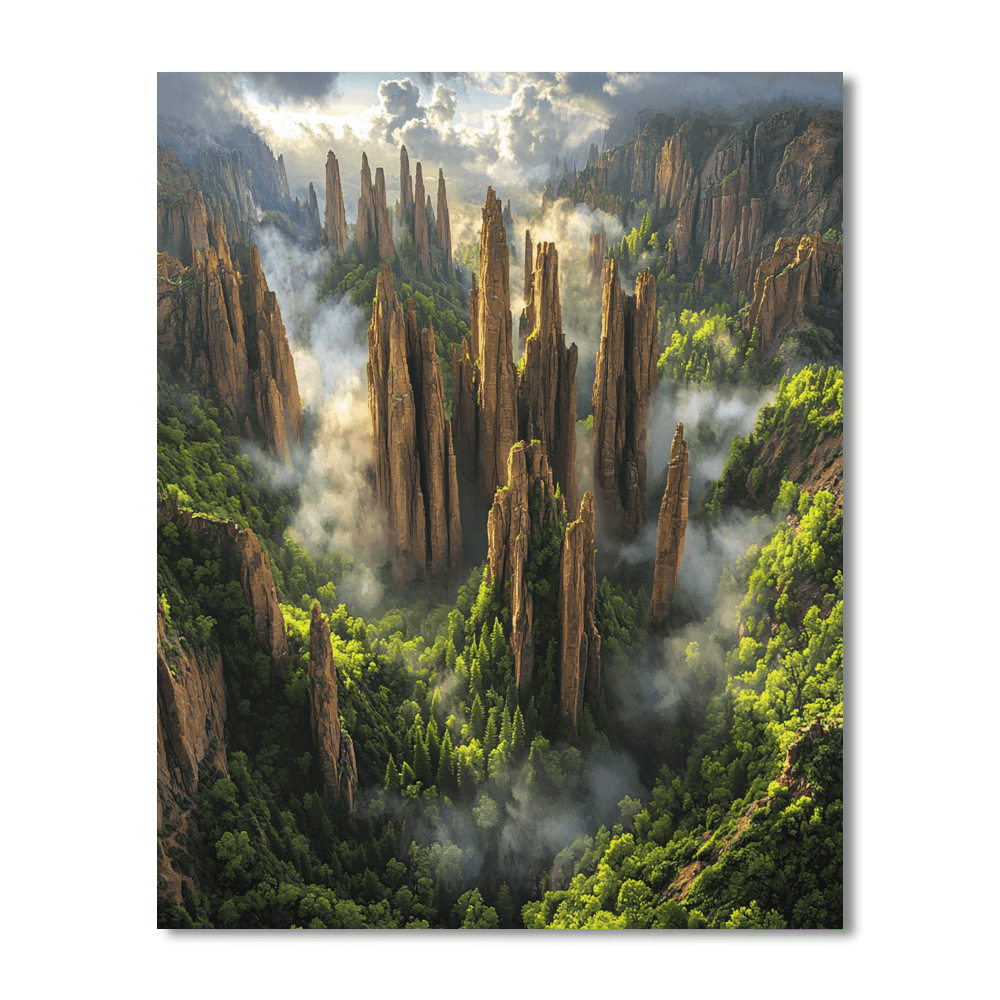 Zhangjiajie National Forest Park - China DIY Paint By Numbers