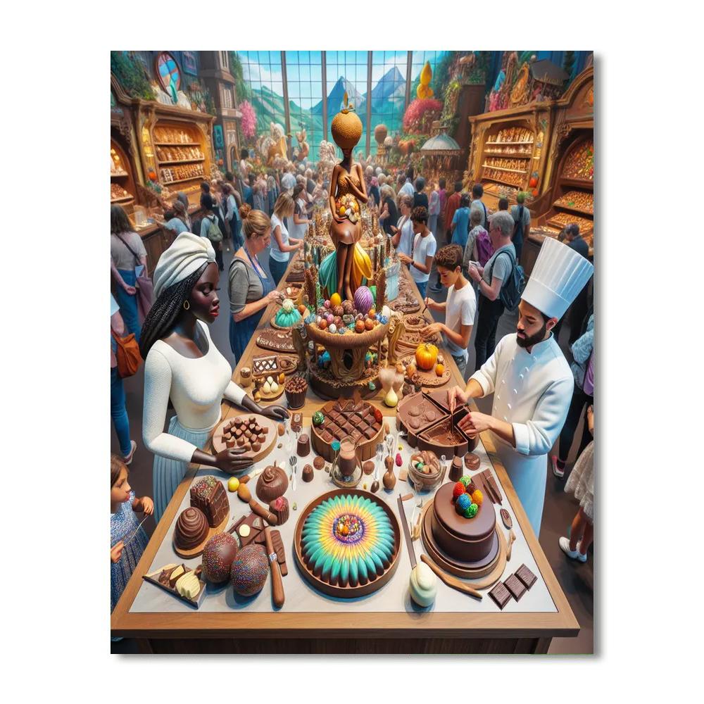 World Chocolate Festival - England Painting Number Kit