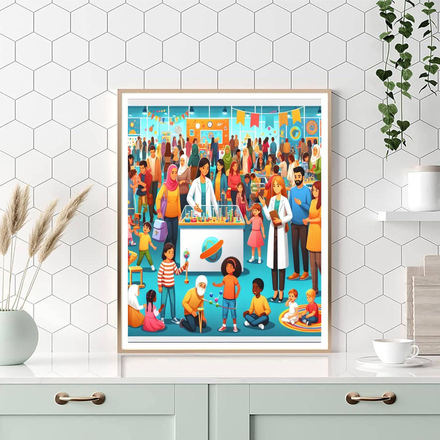 Glasgow Science Festival Paint By Number