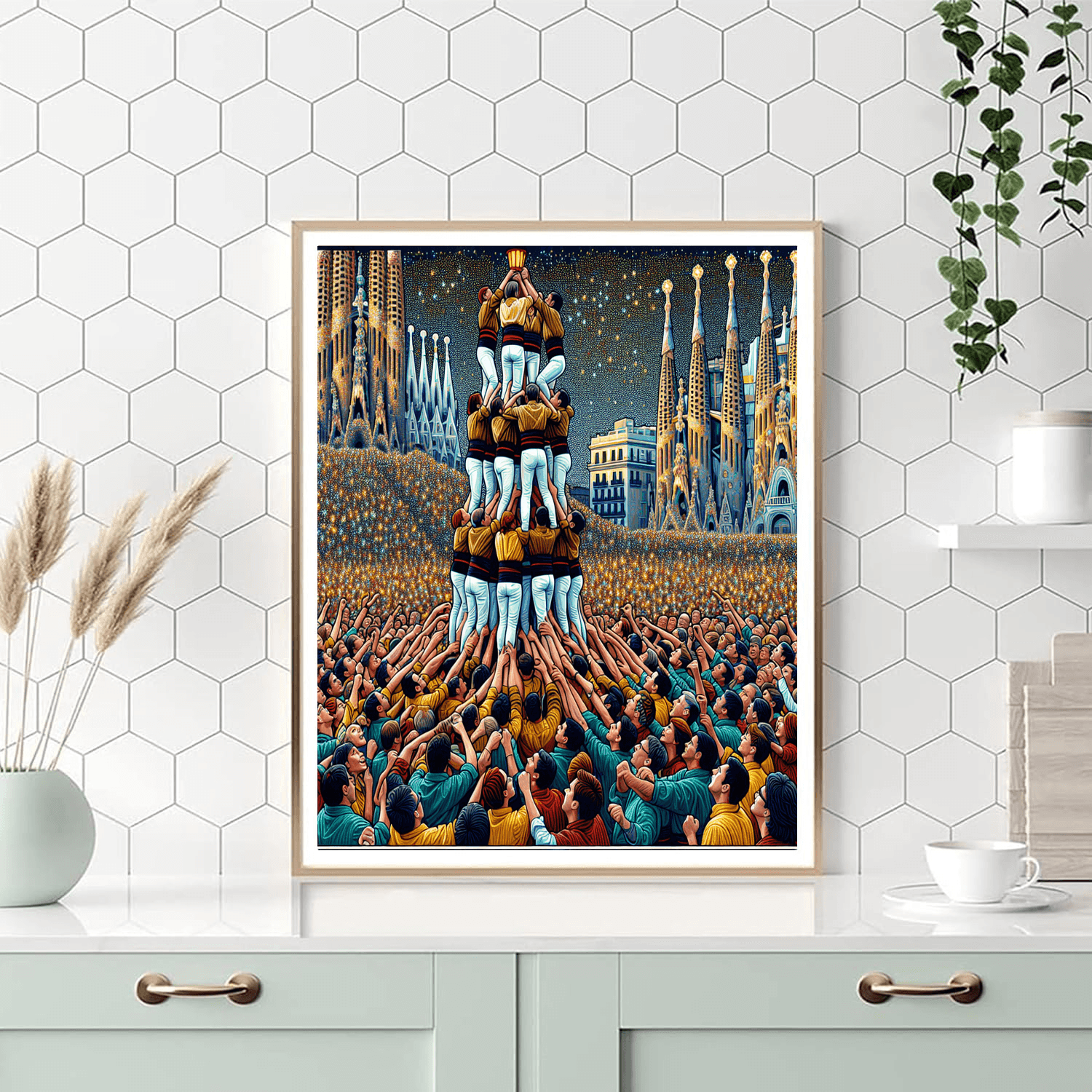 Fiestas De La Mercè - Spain Paint By Numbers Art