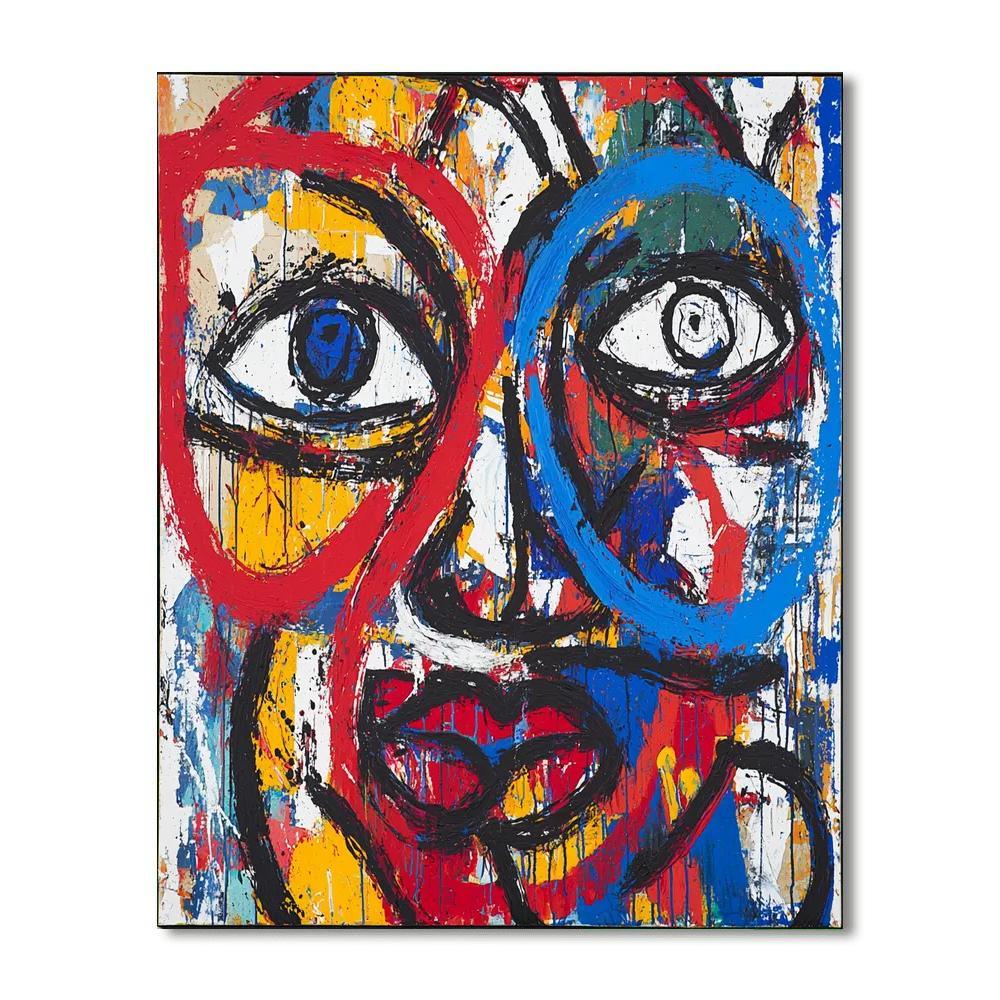 Jean-Michel Basquiat Inspired Patterns Of Connection  Numbered Painting Kits