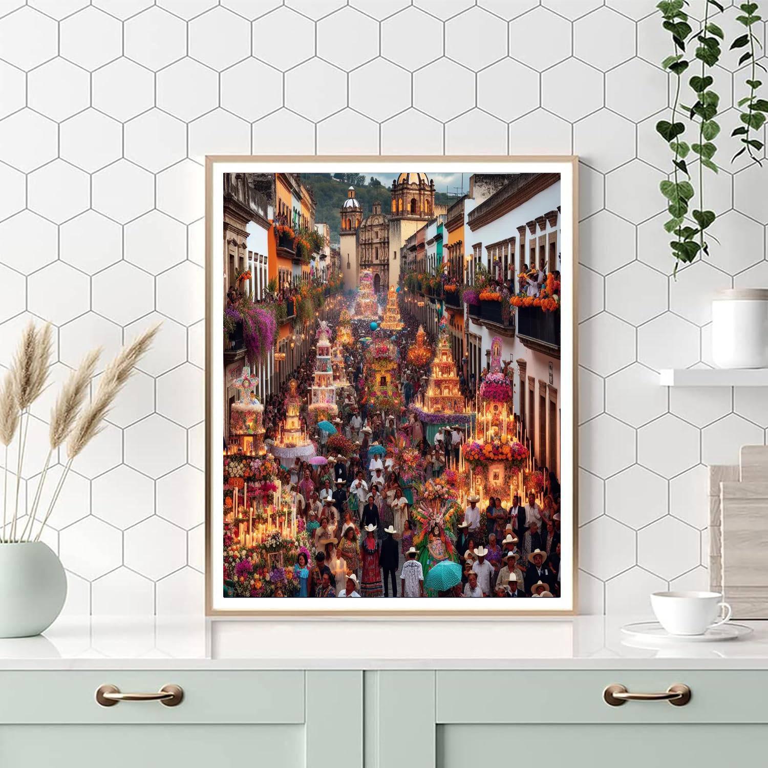 Fiesta De Los Muertos - Oaxaca DIY Paint By Numbers