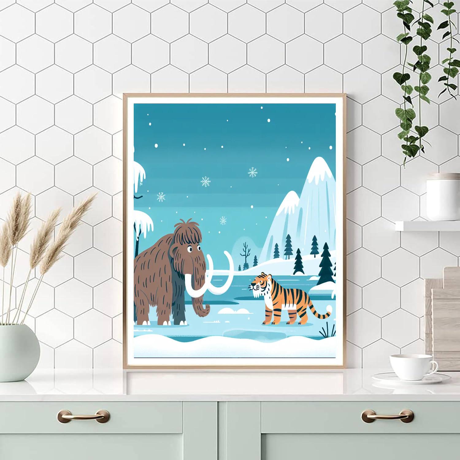 Ice Age Creatures Quest Paint By Number